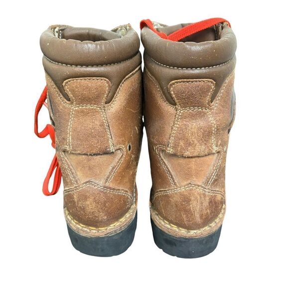 Men's Brown Hiking Boots with Red Laces - Picture 4 of 6